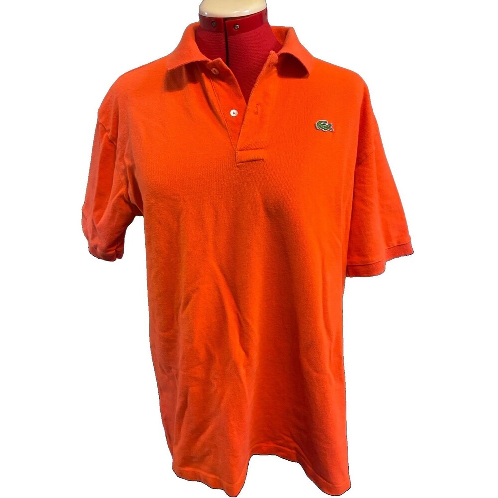 Lacoste Men’s Orange Polo Size 9